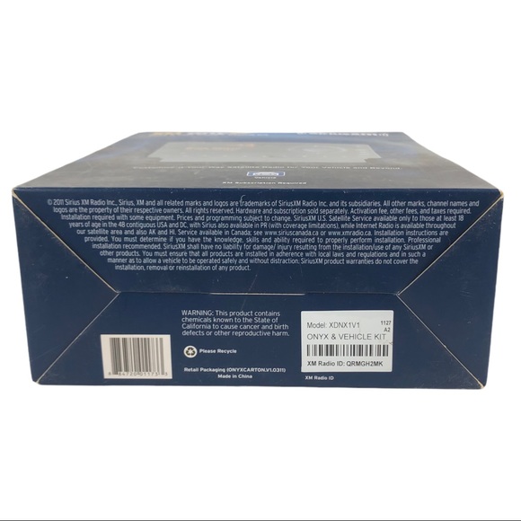 Sirius XM XDNX1V1 Onyx Dock-and-Play Radio with Car Kit - Picture 7 of 8